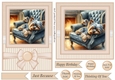 7x5(aprox) and 6x6(aprox) Im just resting my eyes card front 12