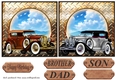 2 Classic car card fronts 2