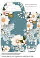 Blue multi floral gift bag 3