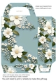 Blue multi floral gift bag 5