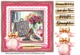 Roses and sparkles female accessories card front 2