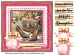 Roses and sparkles female accessories card front 8