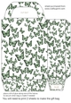 Single colour butterfly gift bag 2