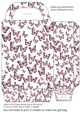 Single colour butterfly gift bag 4