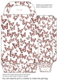 Single colour butterfly gift bag 5