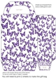 Single colour butterfly gift bag 7