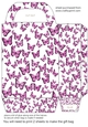 Single colour butterfly gift bag 8