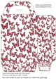 Single colour butterfly gift bag 9