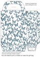 Single colour butterfly gift bag 11