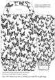 Single colour butterfly gift bag 12