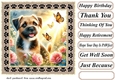 Paw frame butterfly pup card front 5