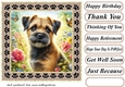 Paw frame butterfly pup card front 8