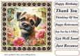Paw frame butterfly pup card front 11