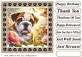 Paw frame butterfly pup card front 20