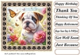 Paw frame butterfly pup card front 21