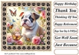 Paw frame butterfly pup card front 22
