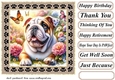 Paw frame butterfly pup card front 23
