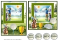 2 Golf themed card fronts 2
