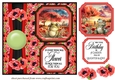 2 Panel poppy frog card front 3