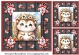 3 Woodland cuties card front/toppers 2