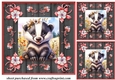 3 Woodland cuties card front/toppers 3