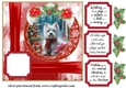 Christmas pup card front 3