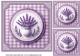 3 Lavender card fronts/toppers 5