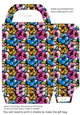 Graffiti hibiscus gift bag 5