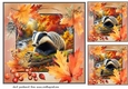 3 Autumn badger card fronts/toppers 3