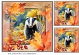 3 Autumn badger card fronts/toppers 4