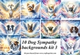 10 Dog sympathy backgrounds kit (png) 3