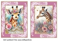 2 Floral giraffe card fronts 3