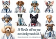 10 The dr will see you now png backgrounds kit 2