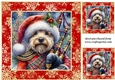 3 The Christmas piper card front/toppers 2