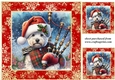 3 The Christmas piper card front/toppers 4
