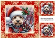 3 The Christmas piper card front/toppers 5