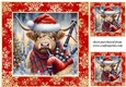 3 The Christmas piper card front/toppers 6