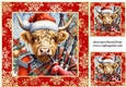 3 The Christmas piper card front/toppers 10