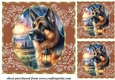 3 Twilight dog card front/topper 3