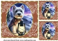 3 Twilight dog card front/topper 9