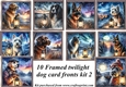 10 Twilight pup framed card fronts kit 2
