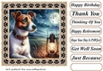 Paw framed twilight dog card front 2