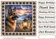 Paw framed twilight dog card front 7