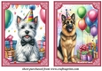 2 Birthday pup card fronts 3