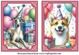 2 Birthday pup card fronts 6