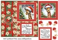 2 Panel Christmas giraffe card front 1