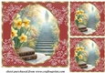 3 Oval sympathy card front/toppers 2
