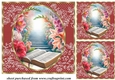 3 Oval sympathy card front/toppers 4