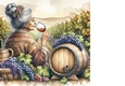 Enjoying a glass of wine background 15