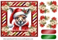 Kangaroo Santa card front 2
